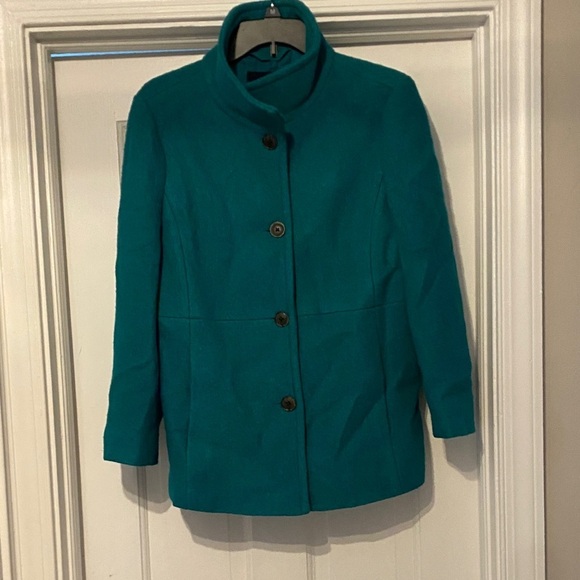 Lands' End Jackets & Blazers - Lands end size 10 Teal Women's Jacket